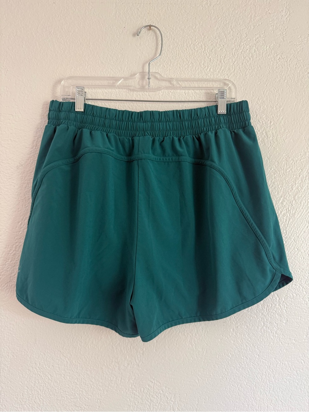 Beyond Yoga Womens Running Short XL Solemate 2.5" Inseam Teal Sea Workout Lined - Picture 6 of 9